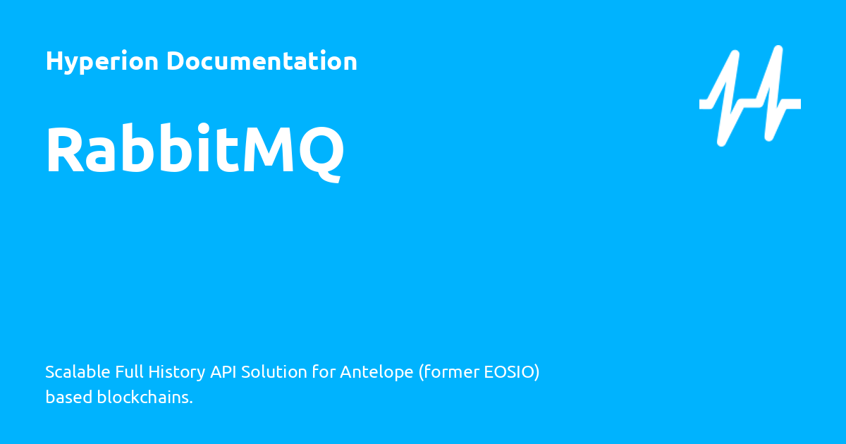 RabbitMQ - Hyperion Documentation